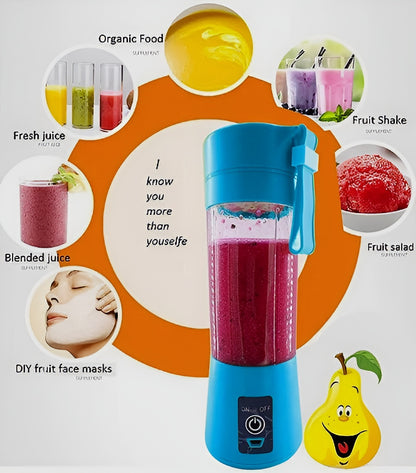 Portable Juicer Blender- Rechargeable with 6 Blades