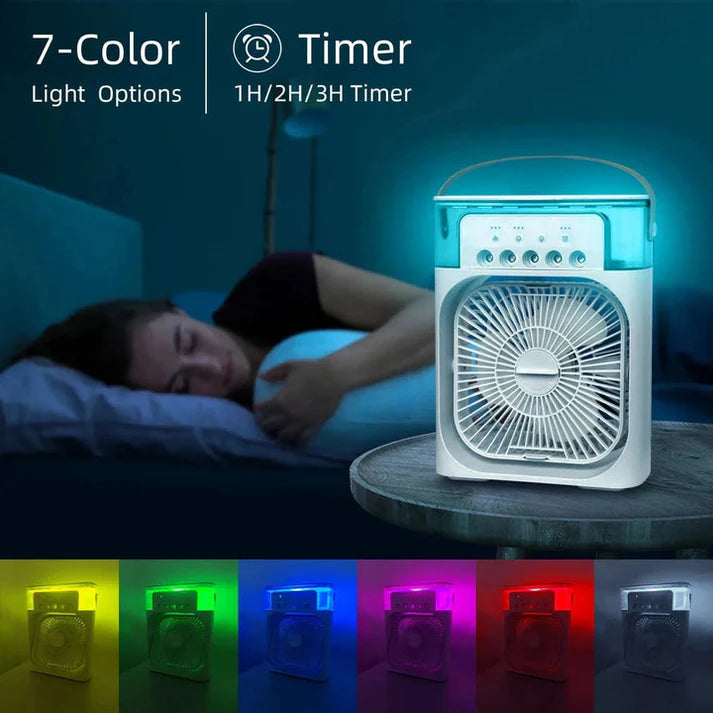Portable Air Conditioner Fan - Rechargeable Mist Fan
