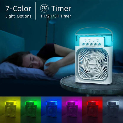 Portable Air Conditioner Fan - Rechargeable Mist Fan