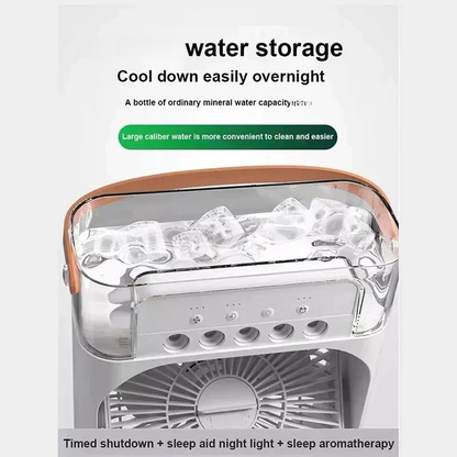 Portable Air Conditioner Fan - Rechargeable Mist Fan