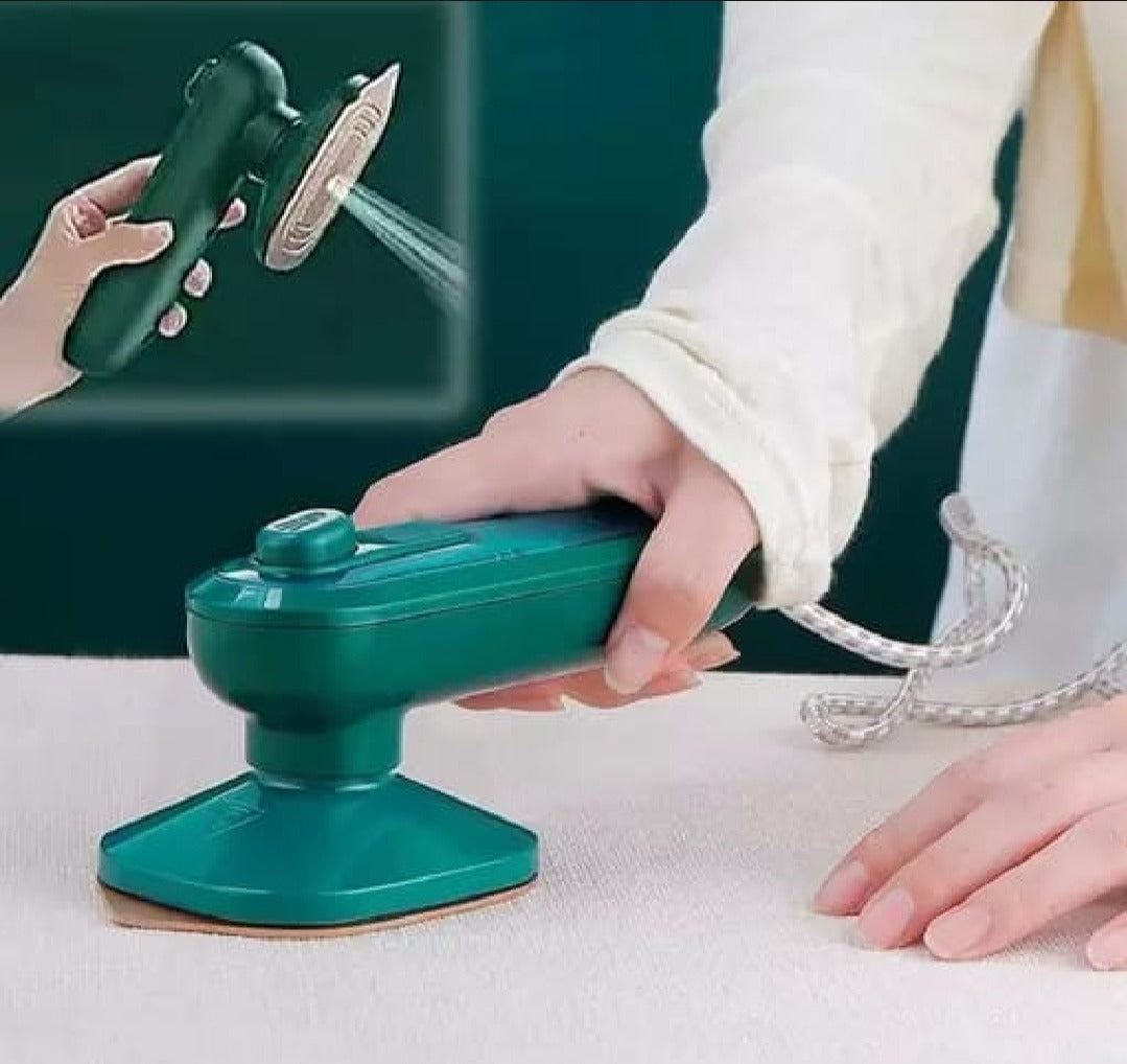 Professional Micro Steam Iron | Handheld Portable Garment Steamer for Clothes | Quick Heat-Up Mini Household Ironing Machine