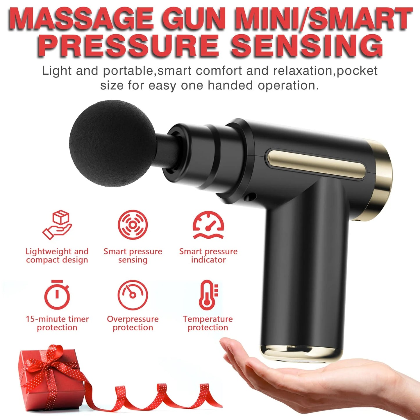 Electric Massager Gun -  6 Speed C-Type Massager