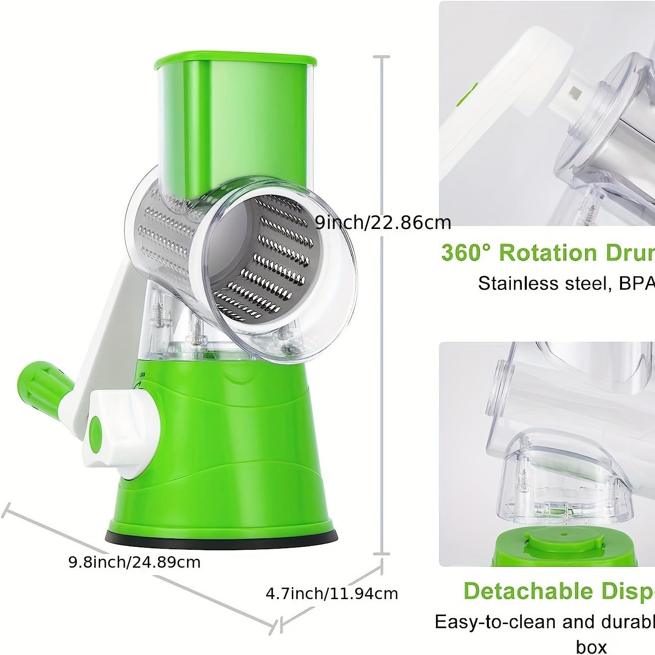 3‑in‑1 Vegetable Cutter - Round Slicer - Multifunctional