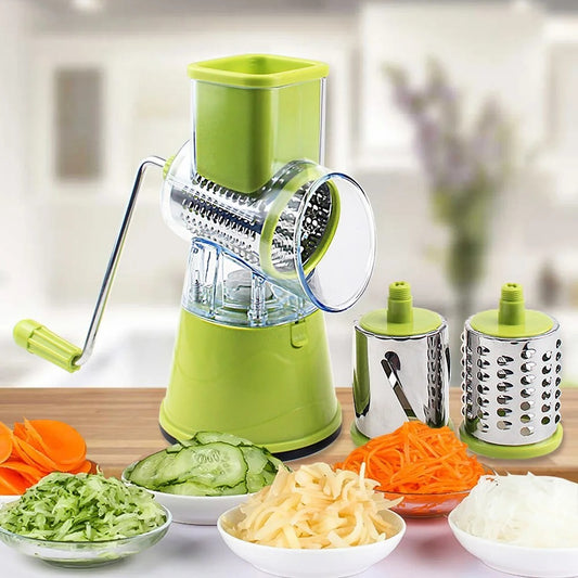 3‑in‑1 Vegetable Cutter - Round Slicer - Multifunctional