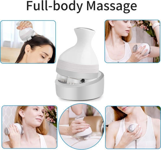 Rechargeable Head & Body Kneading Massager