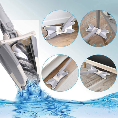 360° Rotating Floor Mop - Microfiber mop